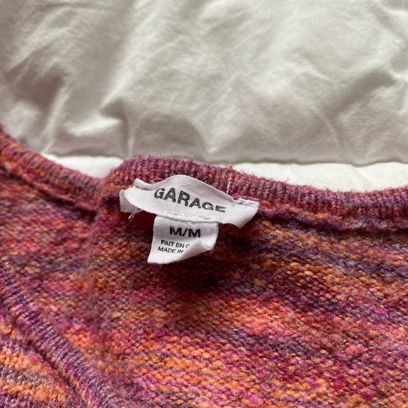 Garage Colourful Cropped Sweater - Picture 3 of 3